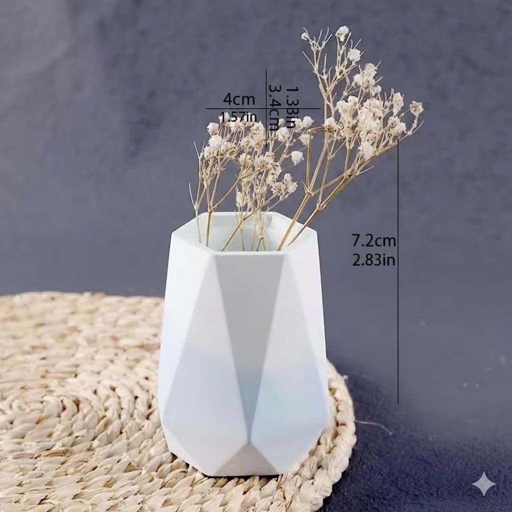 DIY Resin Pen Holder | Hexagon Faceted Craft for Jewelry, Candles, Succulents